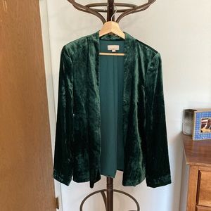 Like New LOFT Crushed Velvet Blazer